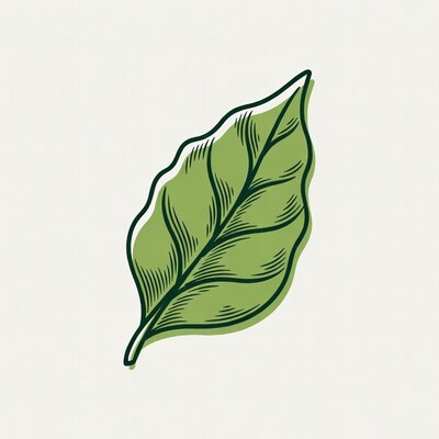 Green Leaf Illustration