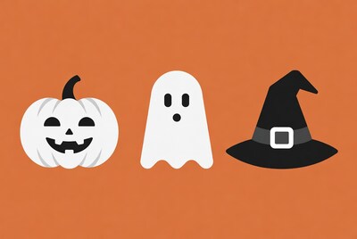 Halloween Jack-o-Lantern Ghost Witch Hat