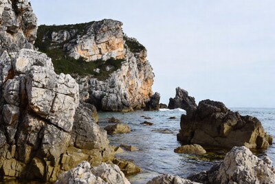 Rugged Cliffs by Seaside