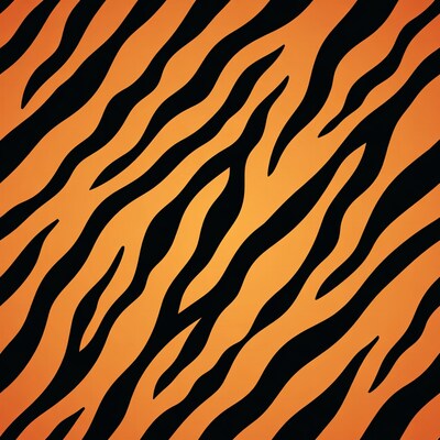 Orange tiger stripes pattern