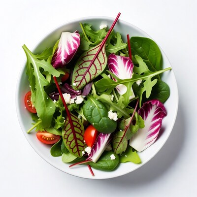 Fresh Mixed Greens Salad Bowl