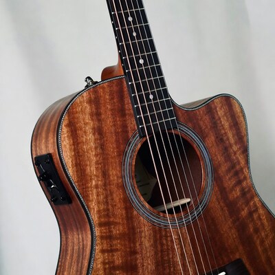KoA Guitar on White Background