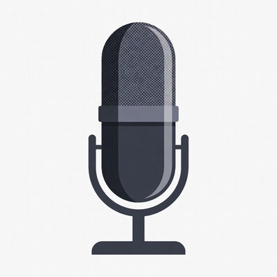Black Microphone Illustration