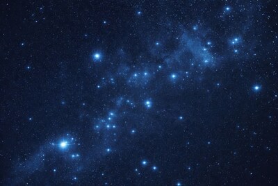 Starry Night Sky with Milky Way