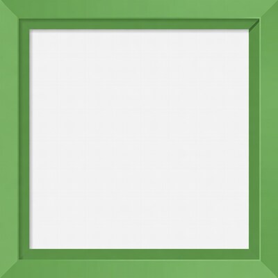 Green Picture Frame with White Center