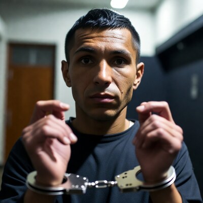 Man in handcuffs