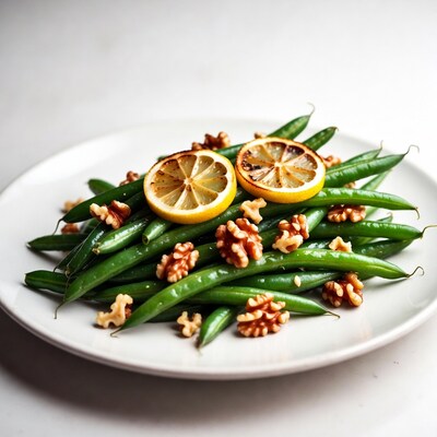 Green Beans with Walnuts and Lemon