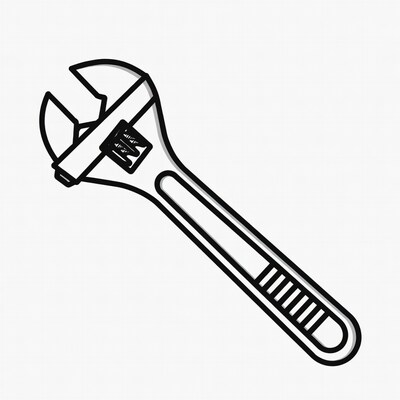 Adjustable Wrench Icon
