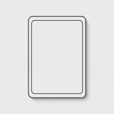 Blank Card Outline Illustration