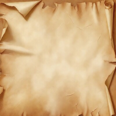 Torn Rolled Parchment Paper