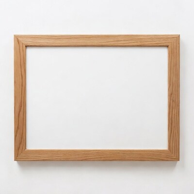 Oak Wood Picture Frame Empty