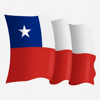 Chilean Flag Waving