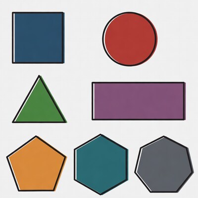 Colorful Geometric Shapes Illustration