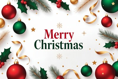 Merry Christmas Holiday Illustration