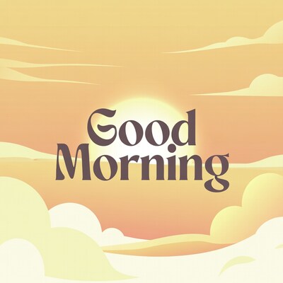 Good Morning Sunrise Illustration