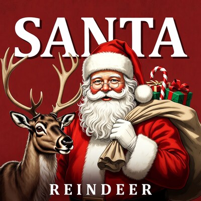 Santa Claus with Reindeer