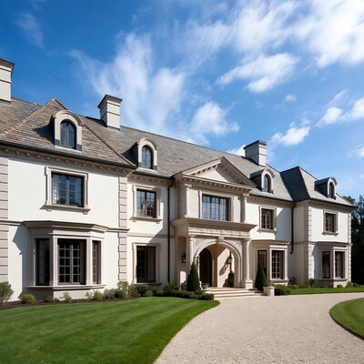 Luxury French Chateau Mansion Exterior