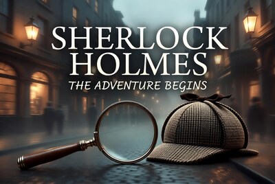 Sherlock Holmes Magnifying Glass Deerstalker Hat