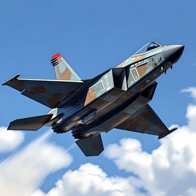 F-35 Fighter Jet Flying Skyward