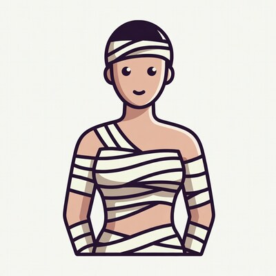 Mummy Woman Illustration