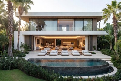 Modern Tropical House with Infinity Pool