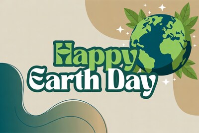 Happy Earth Day Illustration