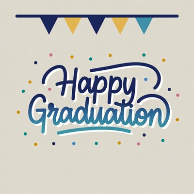 Happy Graduation Illustration