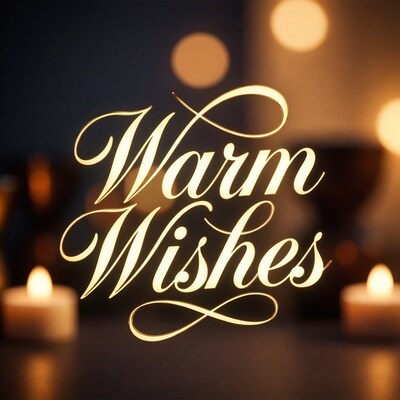 Warm Wishes with Candles