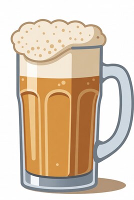 Beer Mug with Foam