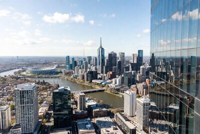 Melbourne Skyline with Yarra River