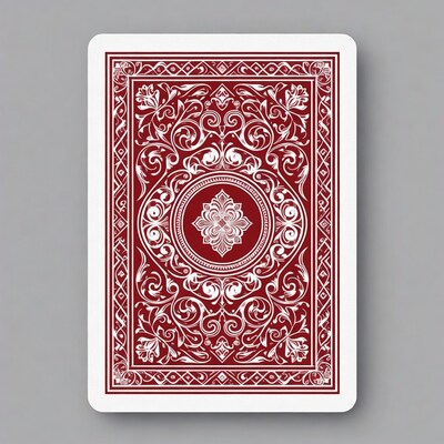 Red Bicycle Playing Card Back