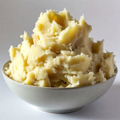 Mashed Potatoes in Bowl