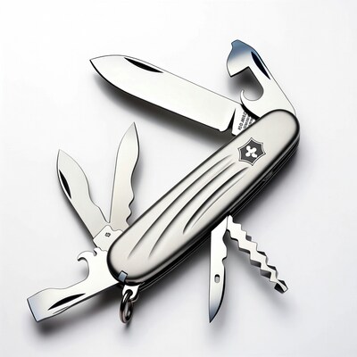 Open Victorinox Swiss Army Knife