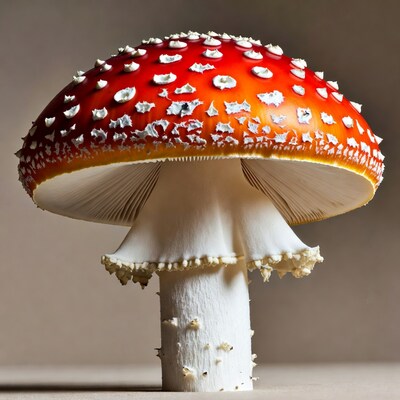 Red Fly Agaric Mushroom