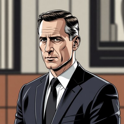 Man in suit illustration
