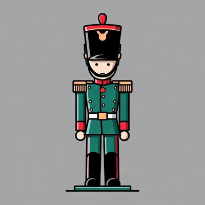 Nutcracker Soldier Illustration