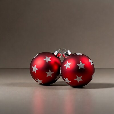 Red Star Christmas Ornaments