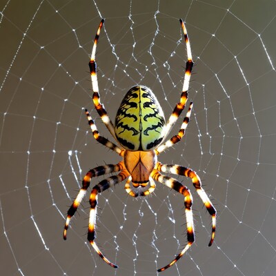 Argiope Spider on Web