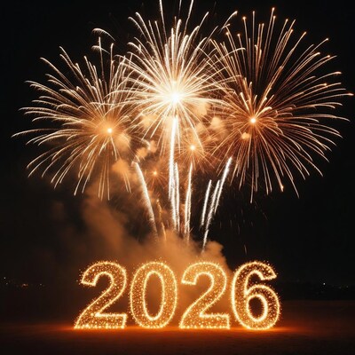 2026 Fireworks New Year Display