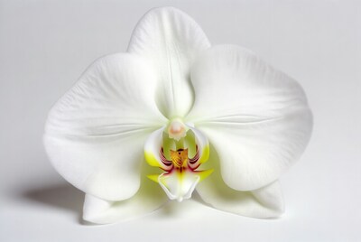 White Phalaenopsis Orchid Flower