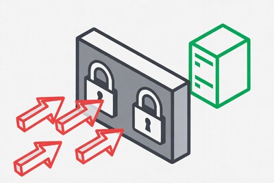 Server Unlocking with Red Arrows