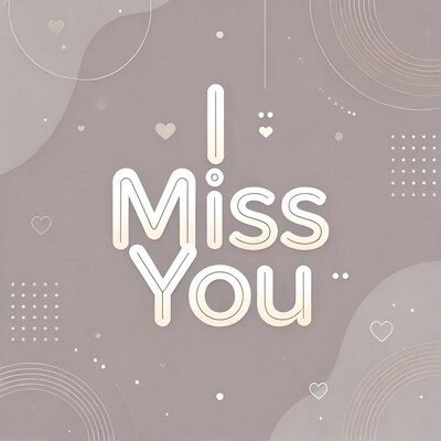 I Miss You Illustration