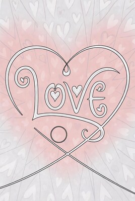 Love Heart Coloring Page