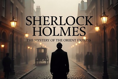 Sherlock Holmes Mystery of Orient Express Poster
