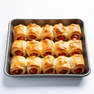 Pigs in a Blanket in Baking Tray