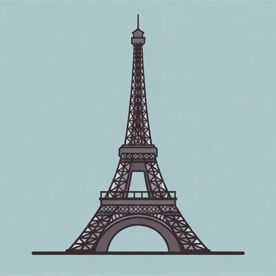Eiffel Tower illustration