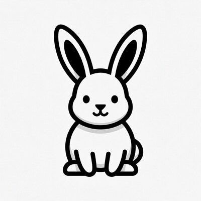 Cute bunny illustration