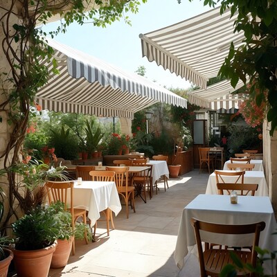 Outdoor Garden Cafe Patio