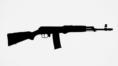AK-47 Silhouette Vector