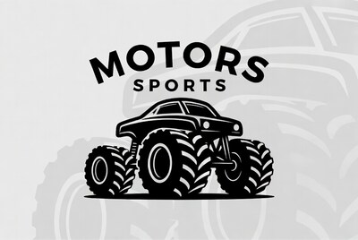 Motorsports Monster Truck Illustration
